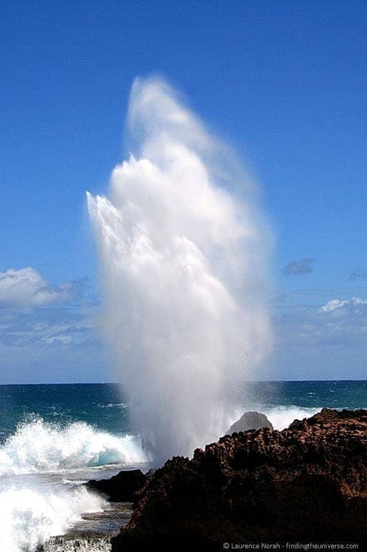 Blowhole near Carnarvon, Western Australia