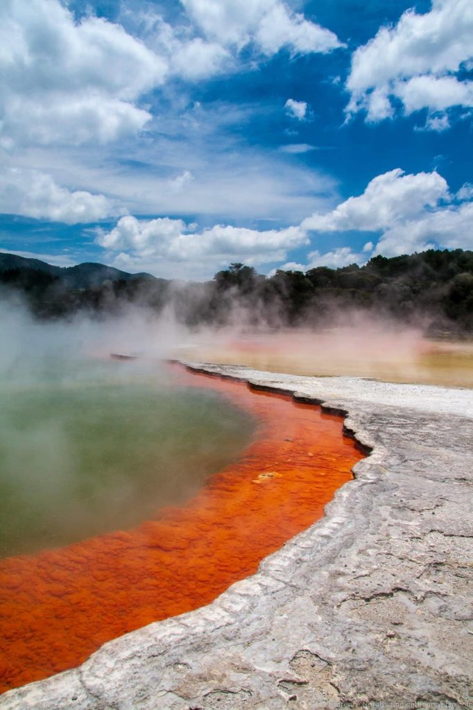 First time in New Zealand - Champagne Pool New Zealand