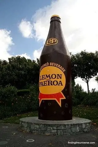 L and P bottle in Paeroa