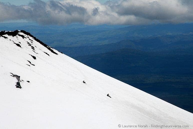 The fast way off the Mount Doom crater edge