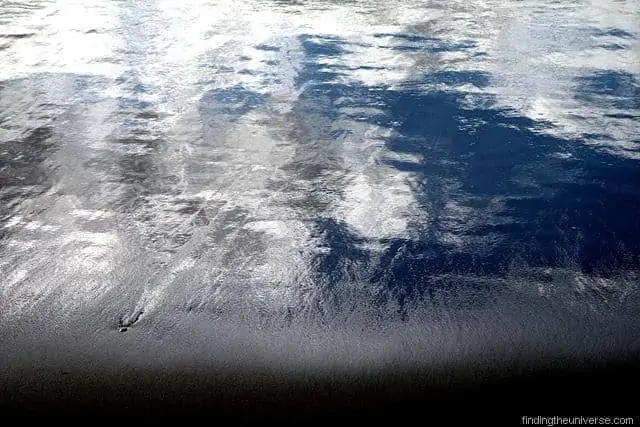 Clouds reflecting in the water - Tasmanian beach 2 Clouds reflecting in the water - Tasmanian beach 2