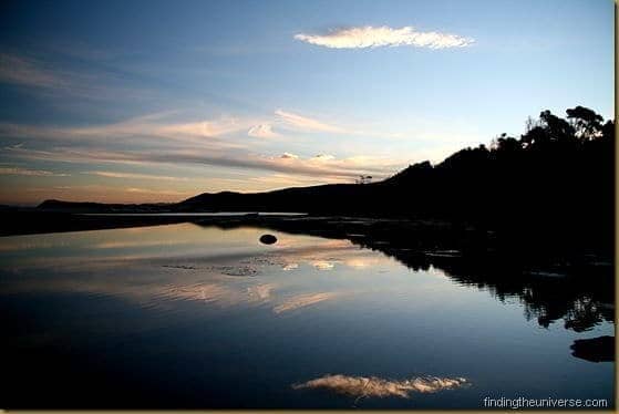 Lagoon Beach Sunset reflection - Tasmania