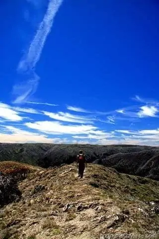 Walking the Razorback in the Victorian Alps - a 22km day hike - Australia