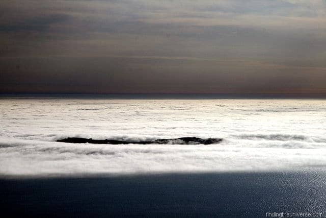 Low lying cloud over the Tasman Sea - Wilsons Prom