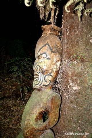 Maori statue