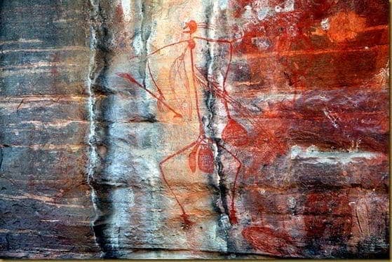 Rock art at Ubirr