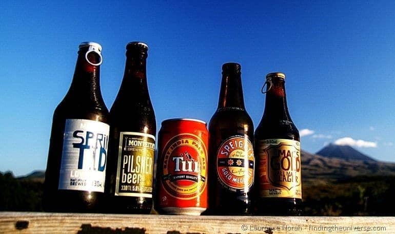 Selection of New Zealand beers