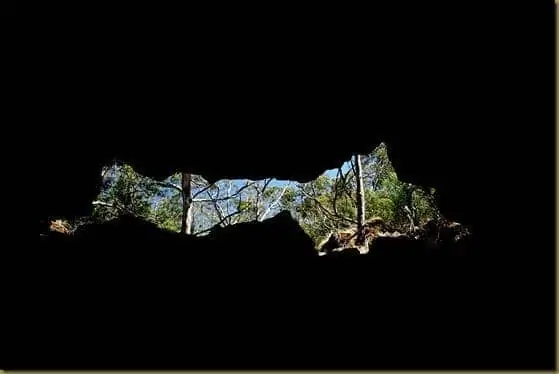 Out of the lava cave