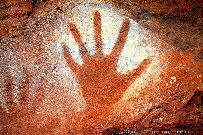 Rock art hand Rock art hand