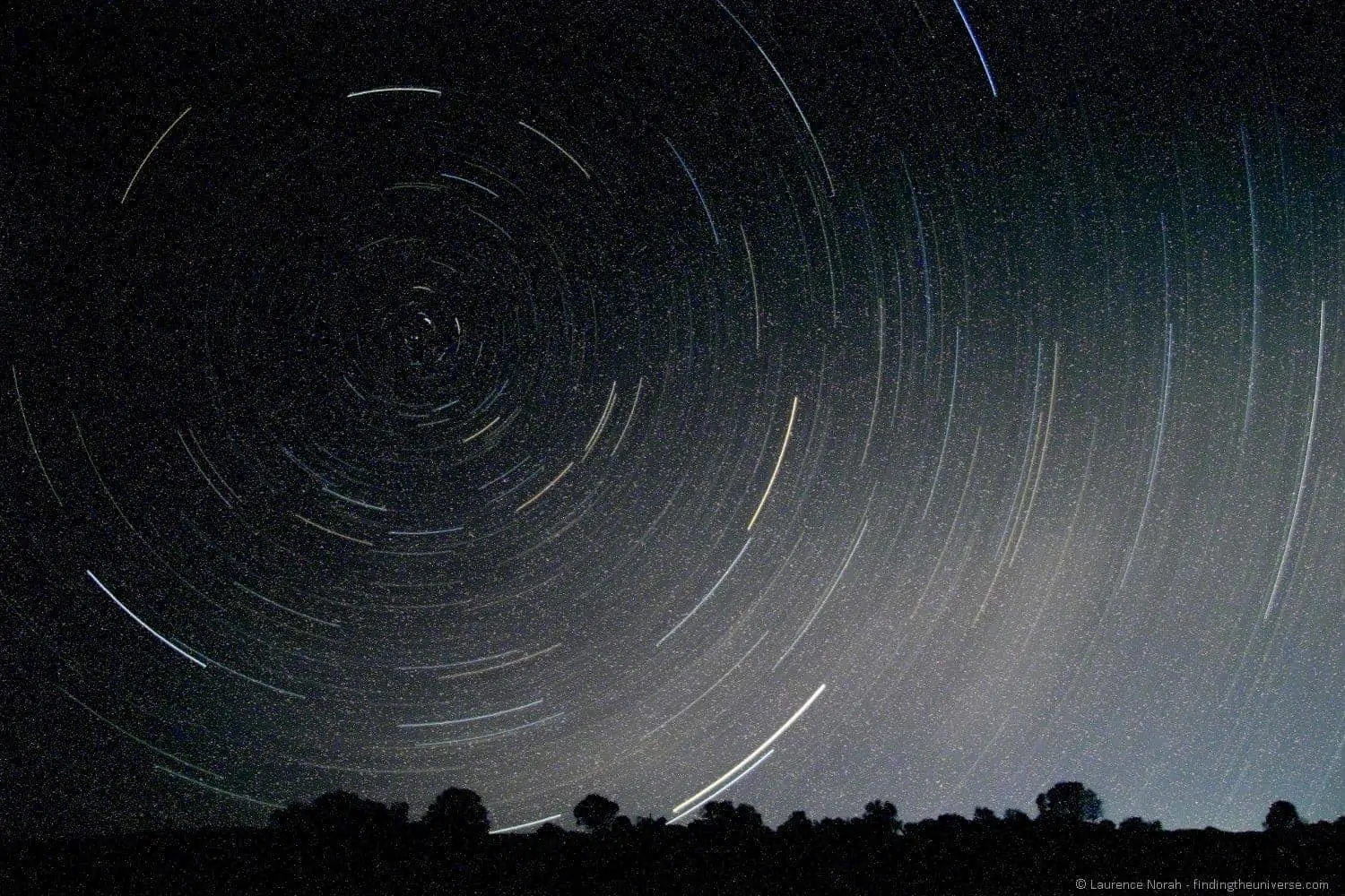 Stars wheeling in WA outback