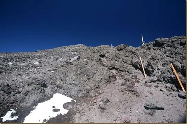 Start of the Lizard on Taranaki
