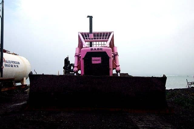pink tractor