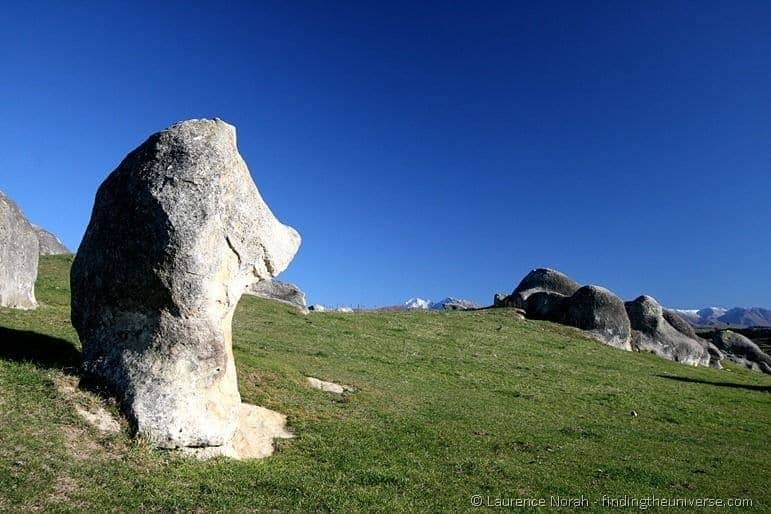 Elephant Rocks boulder field sky