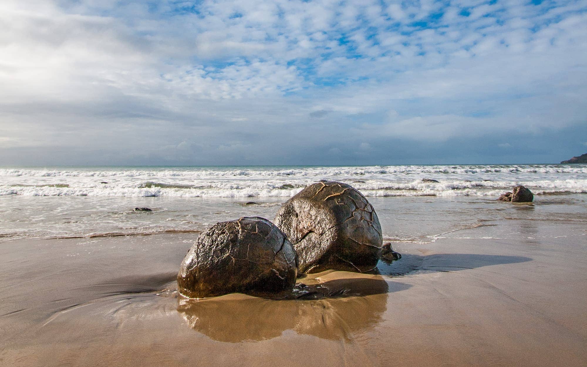 The Moeraki boulders, and other rocks