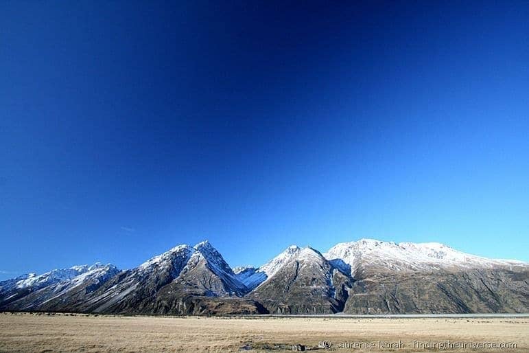 Snowy mountains southern alps