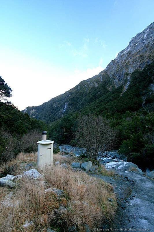 Rob Roy Glacier Toilet Mount Aspiring New Zealand