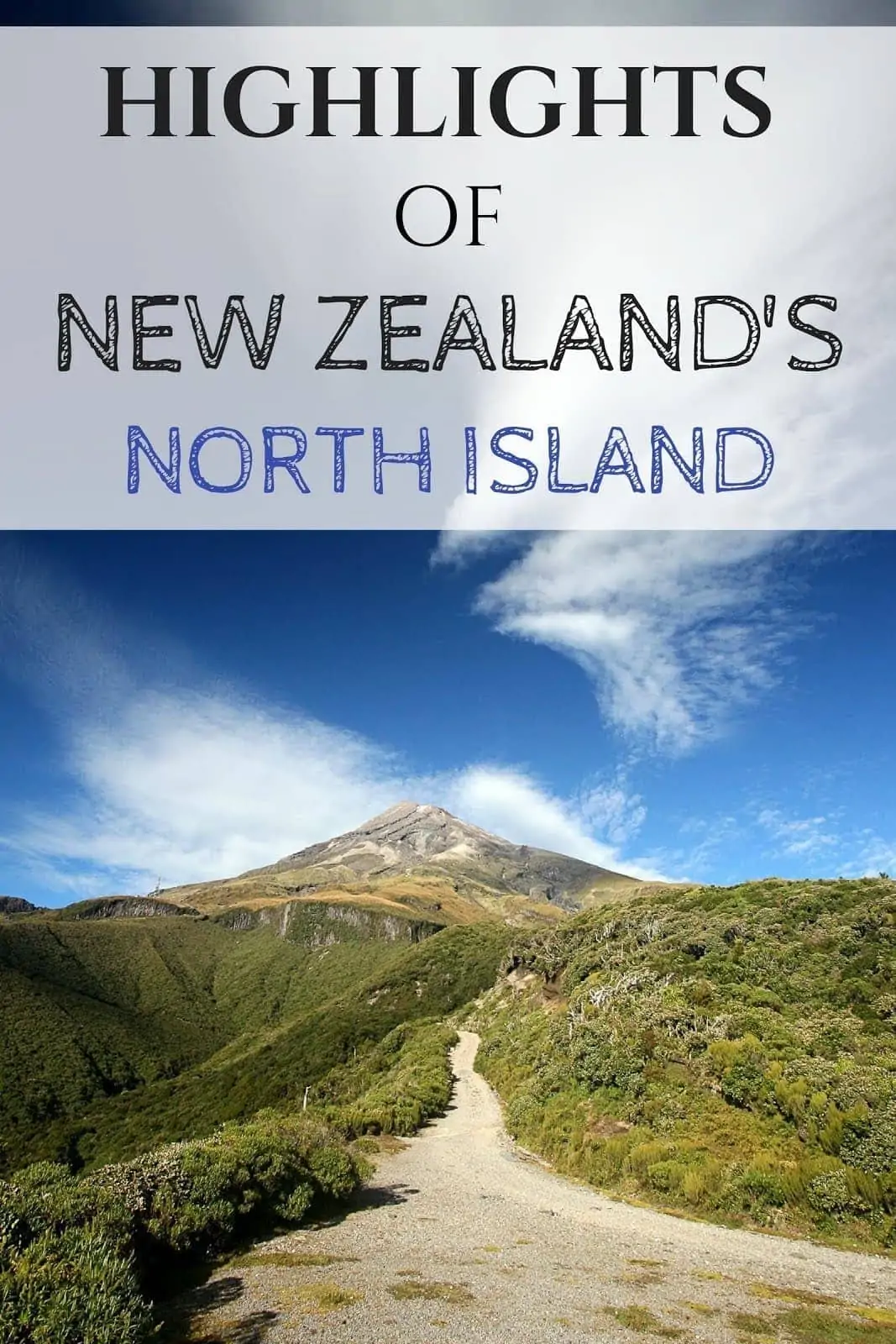 Highlights of New Zealand's north island, including Rotorua, Tongaririo, the East Cape and Northland.