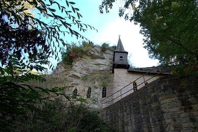 Church in a hill Luxembourg