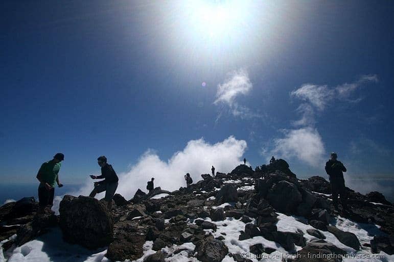 People on the summit