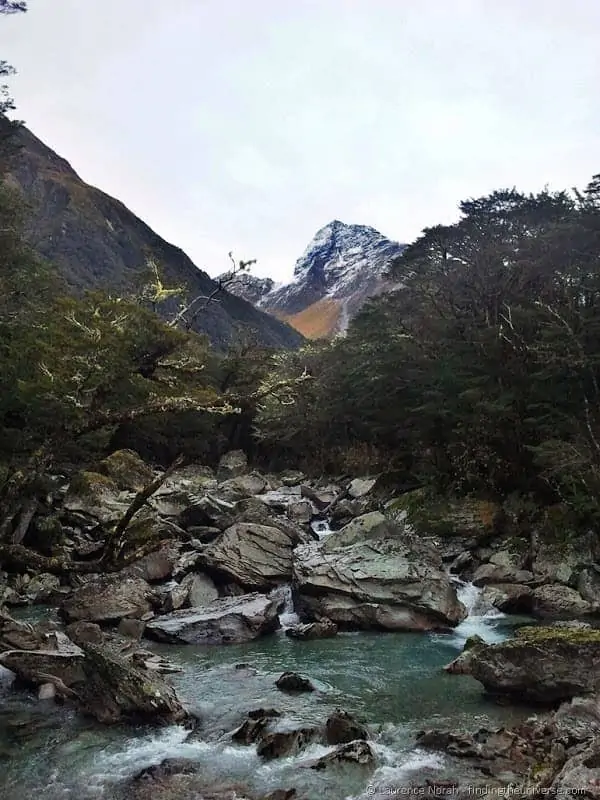 River to Rob Roy glacier River to Rob Roy glacier