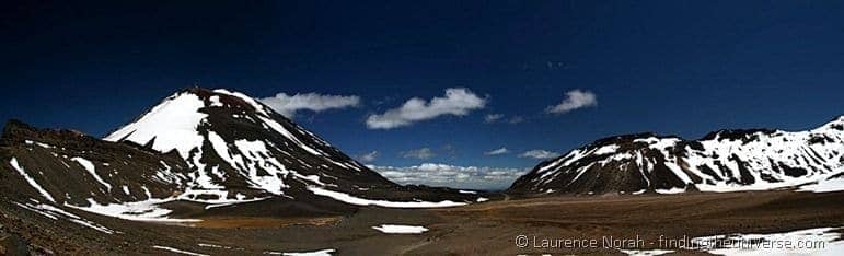 The South Crater, Mount Ngauruhoe and Mount Tongariro