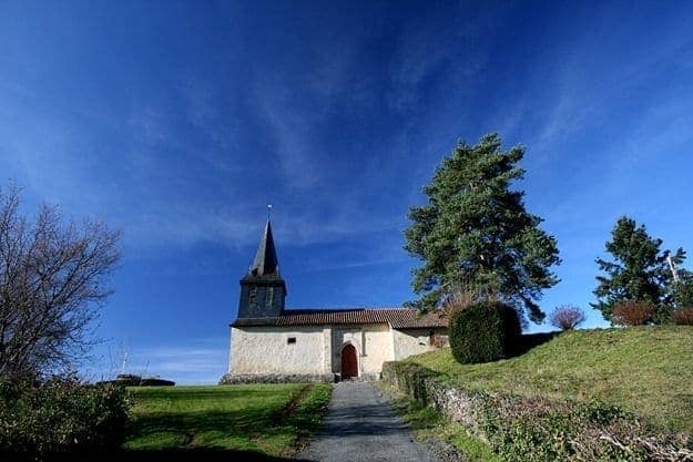 Church near Chateau Lastours