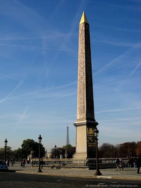 Obelisk Place de La Concorde Paris France