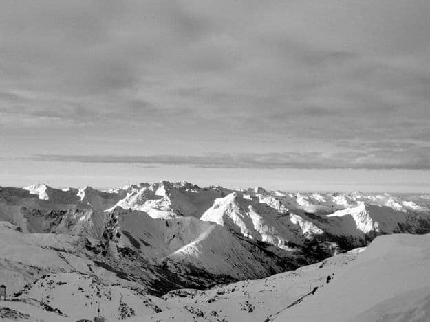 French Alps mountains ski snow