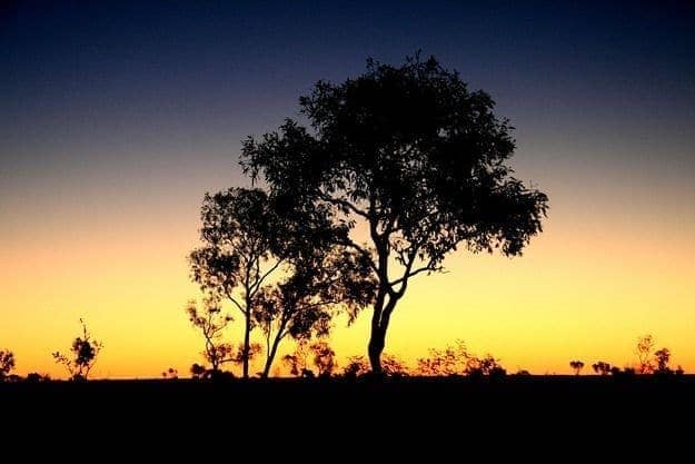 Outback sunset Australia