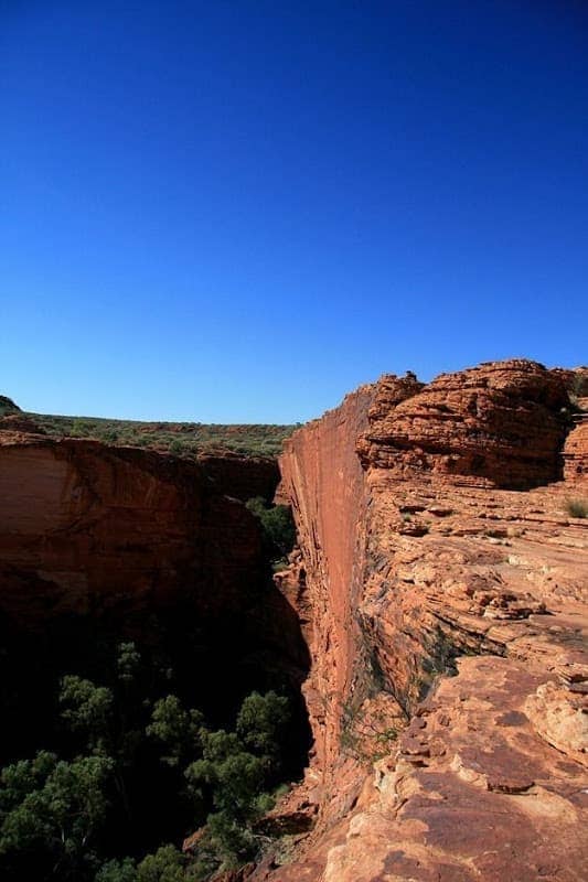 Cliff walls canyon rock formation Kings Canyon outback Australia 4