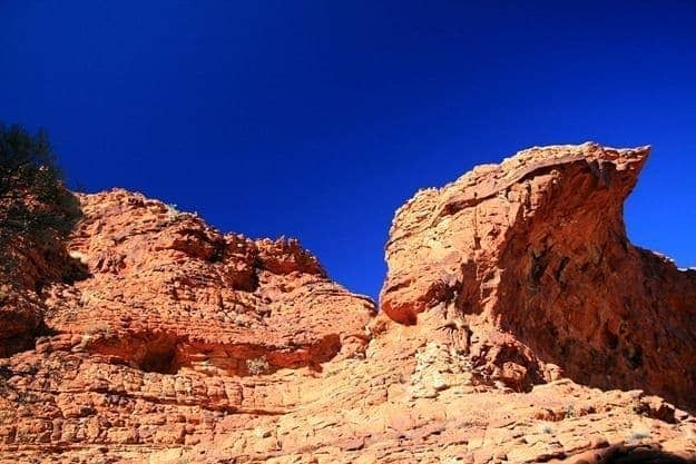 Kings Canyon red Rock formation