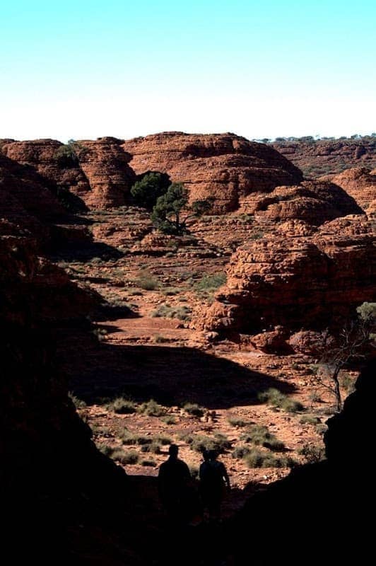 Kings Canyon valley rock formation