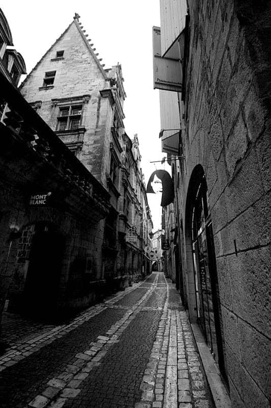 Medieval city street france perigueux