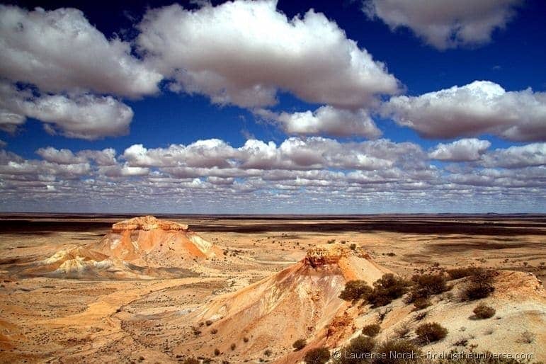 Australia six week itinerary Painted desert Australian Outback Coober Pedy clouds sky.png