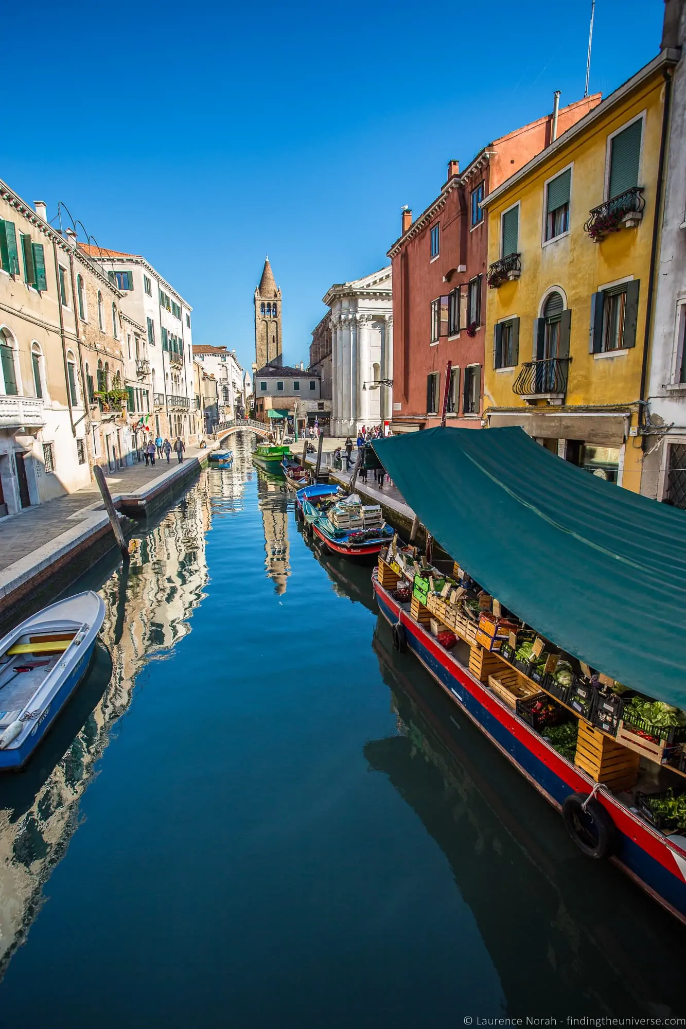 Floating market Venice