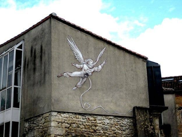 Street Art French Angouleme Flying angel.png