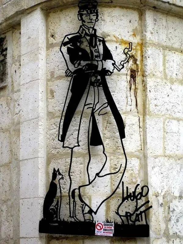 Street Art French Angouleme Dandy smoking line drawing.png Street Art French Angouleme Dandy smoking line drawing.png
