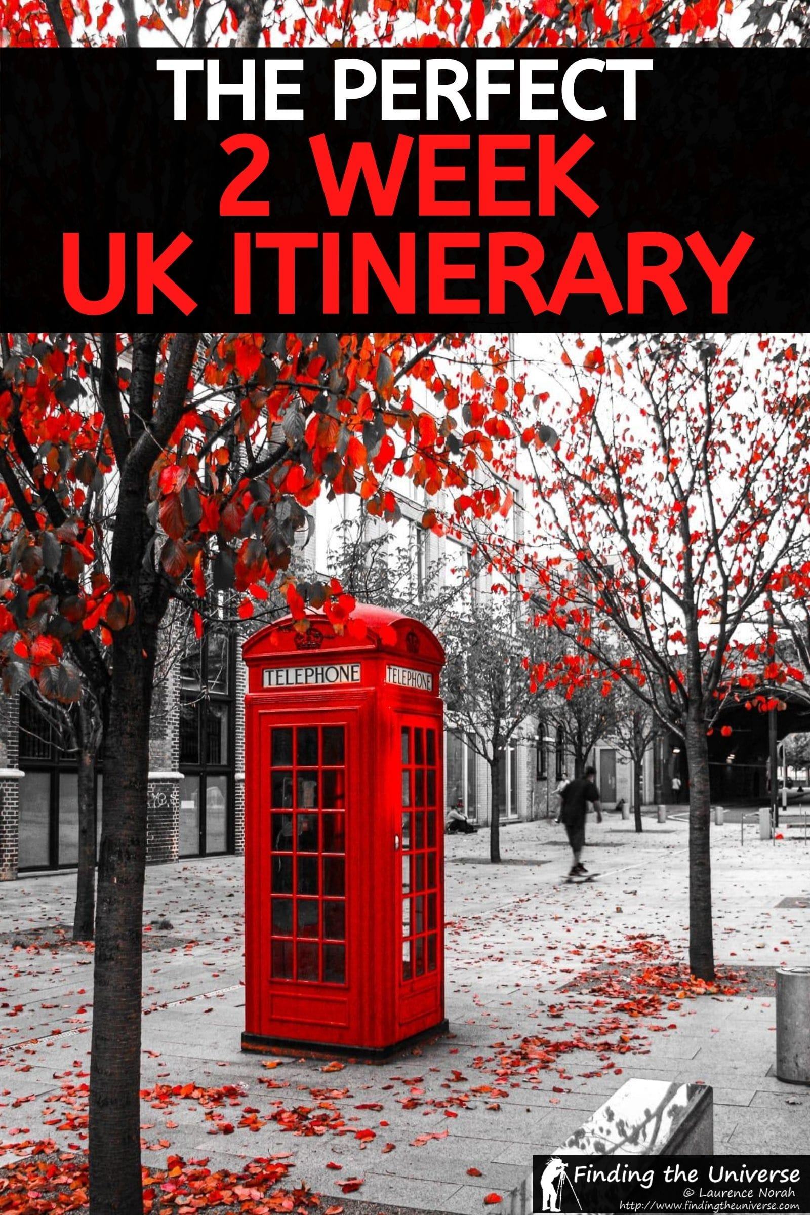 uk travel itinerary 14 days