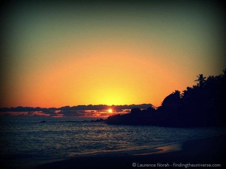 Seychelles sunset