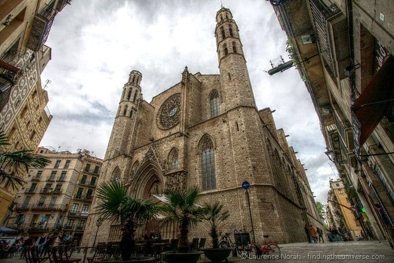 Gothic Quarter Church Barcelona