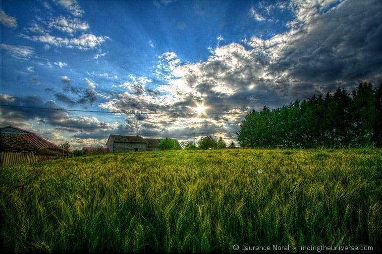Saturated Wheat field HDR2