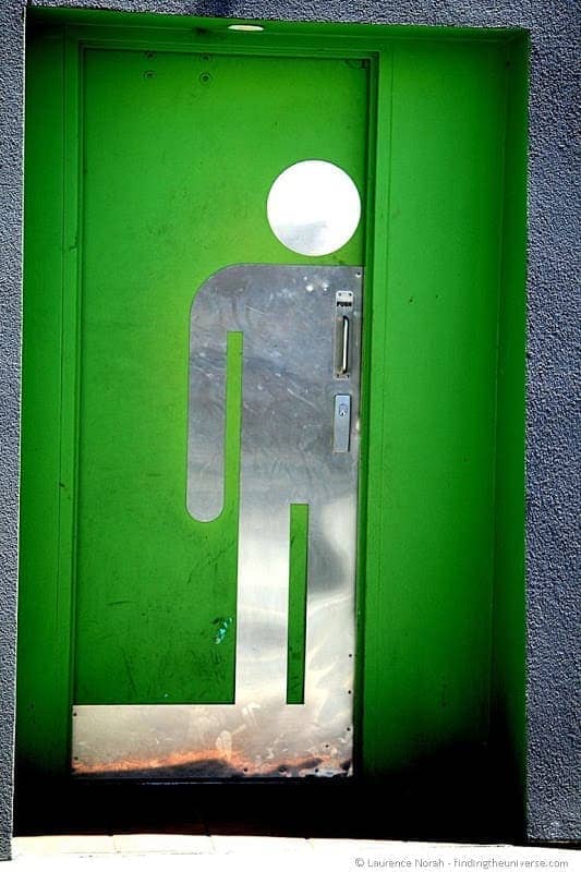 Male toilet sign