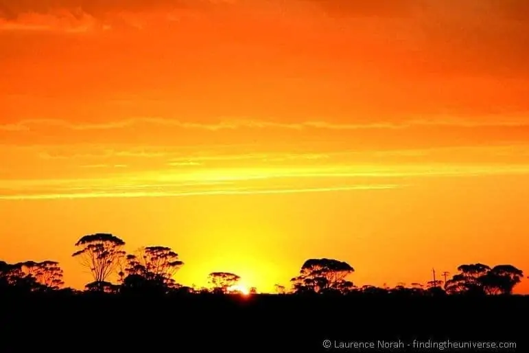 Sunset outback australia Sunset outback australia