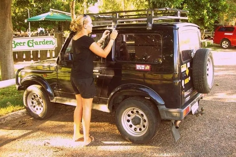 The trusty jeep