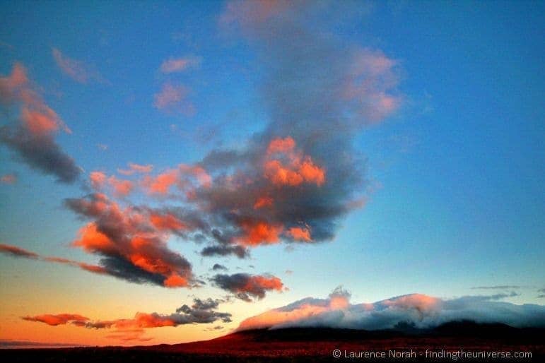 Tongariro National Park sunset new zealand