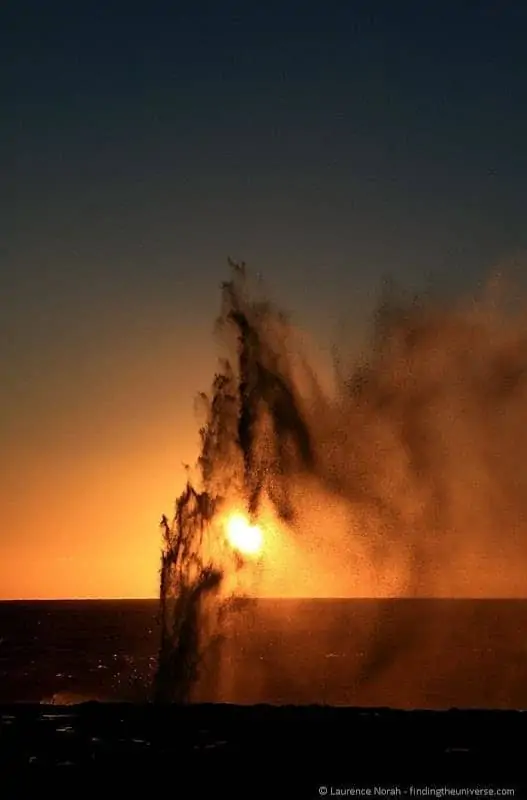 sunset blowhole sunset blowhole
