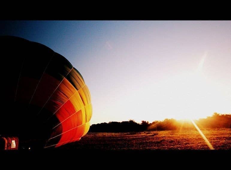 Balloon sunrise