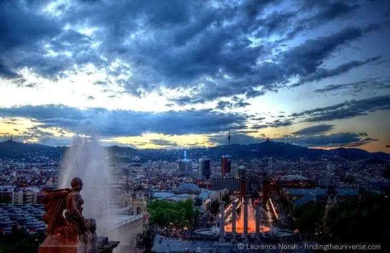 Magic Fountain show at Montjuïc, Barcelona