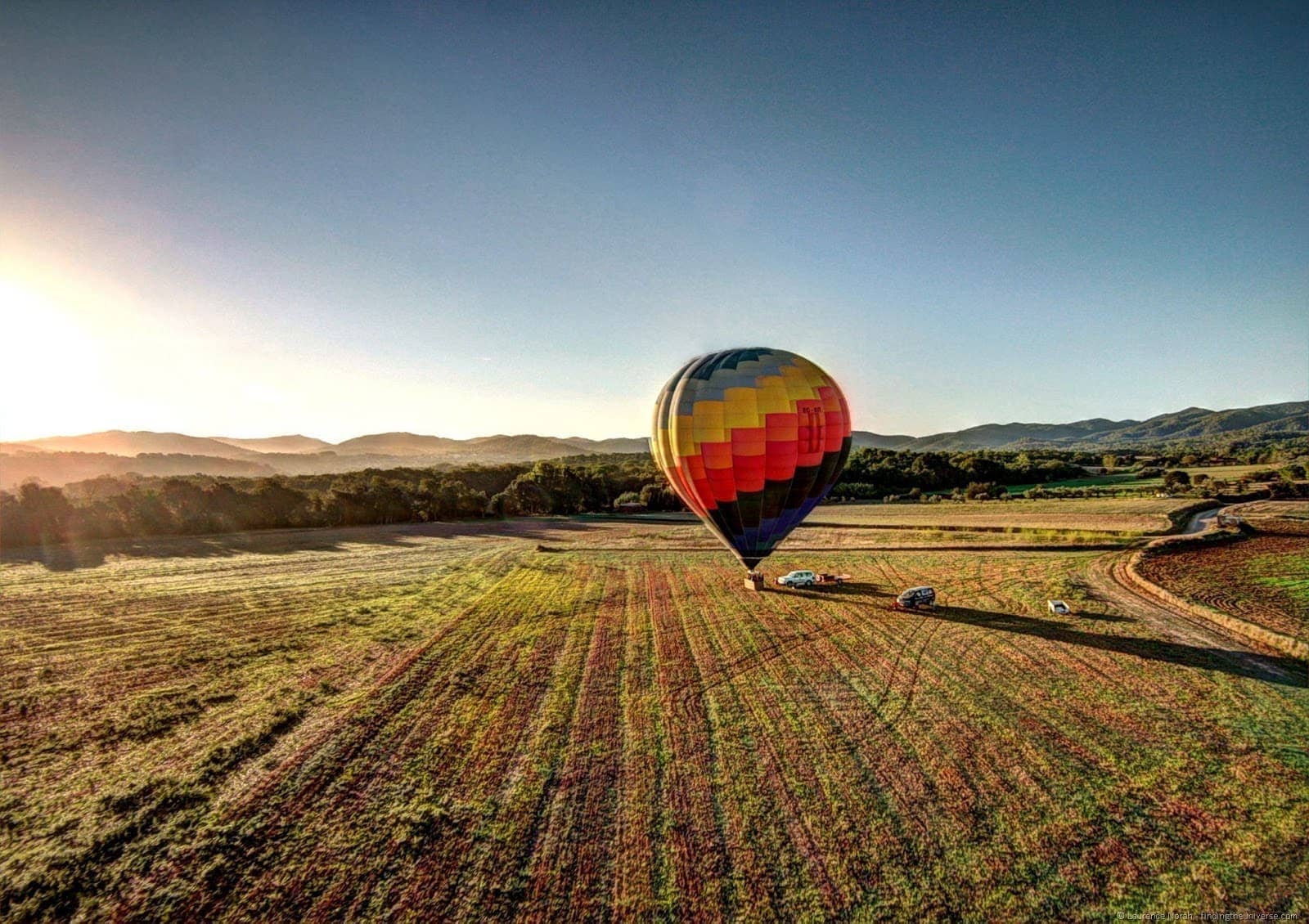 Ballooning in Costa Brava