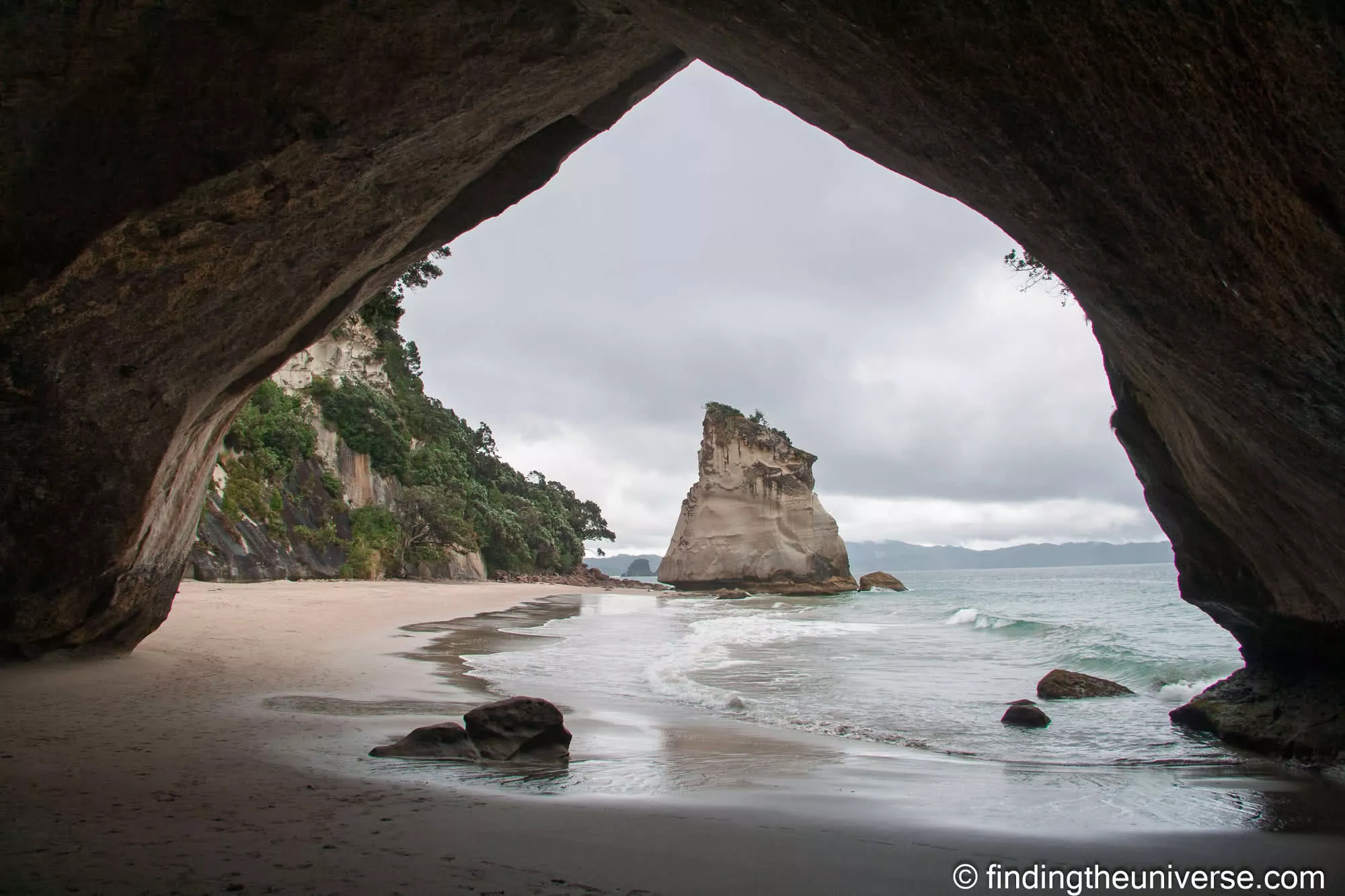 Cathedral Cove by Laurence Norah